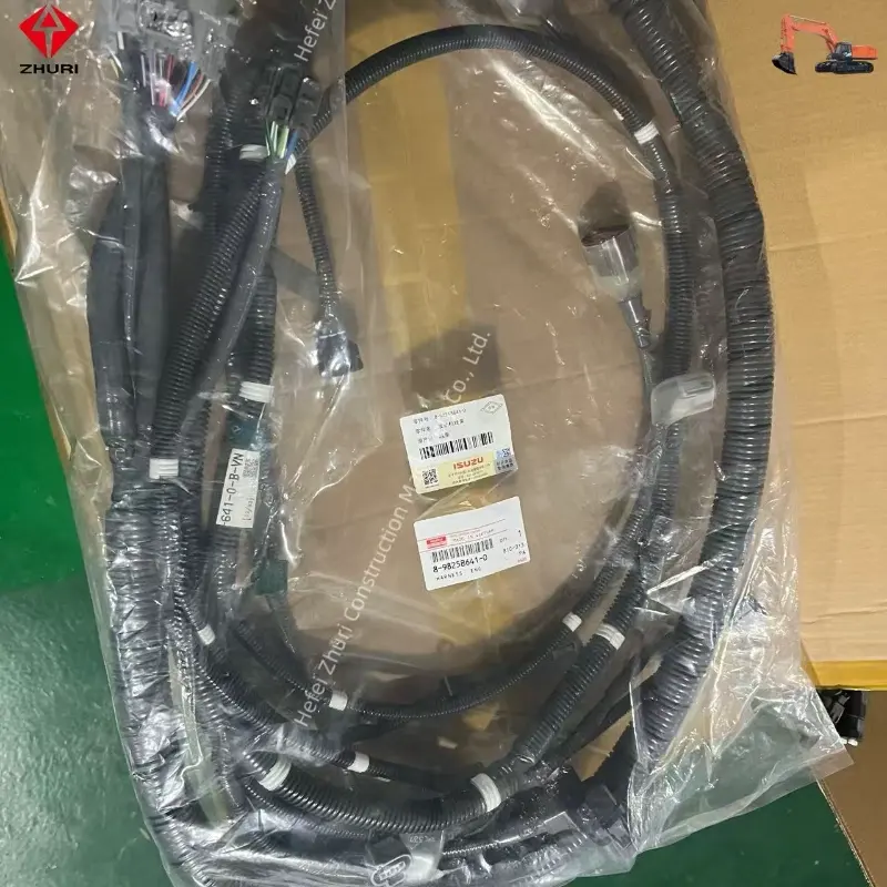 Original Excavator Engine Parts Wiring Harness 8982586410 For ISUZU 6UZ1.