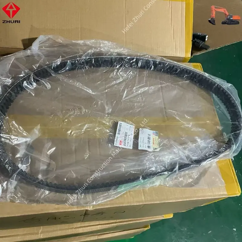 Original Excavator Spare Parts Cooling Fan Belt 1136715200 Suitable For ISUZU 6WG1.