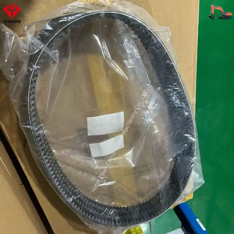 Original Excavator Spare Parts Water Pump Drive Belt 1136715160 For ISUZU XE 6HK1.