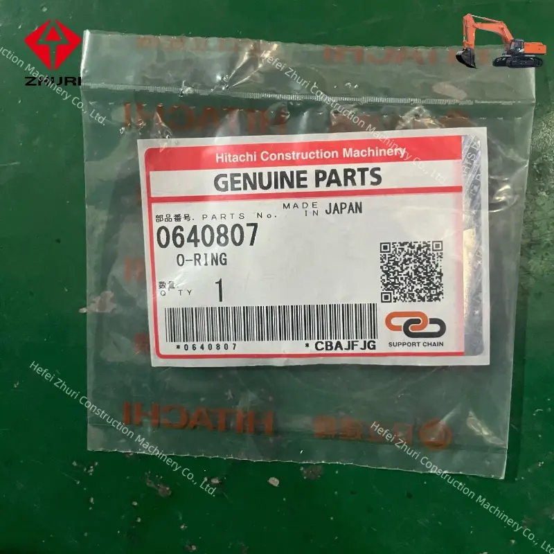 Original High-Temp 0640807 O-Ring for Excavator Parts