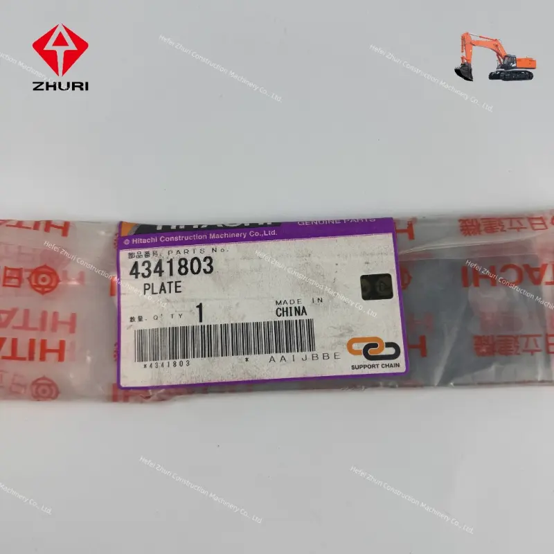 Original Hitachi Excavator Spare Parts Plate 4341803
