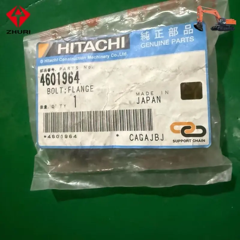 Wear-Resistant Original Excavator 4601964 Flange Fastening Bolt for Hitachi Parts