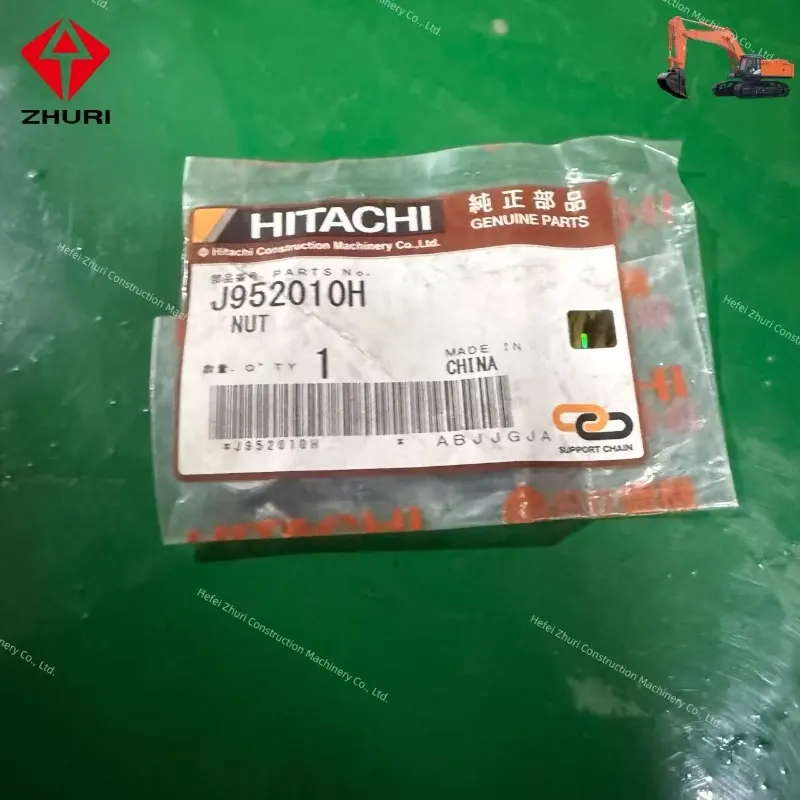 Wear-Resistant Original Excavator Spare Parts J952010H Nut for Hitachi Parts