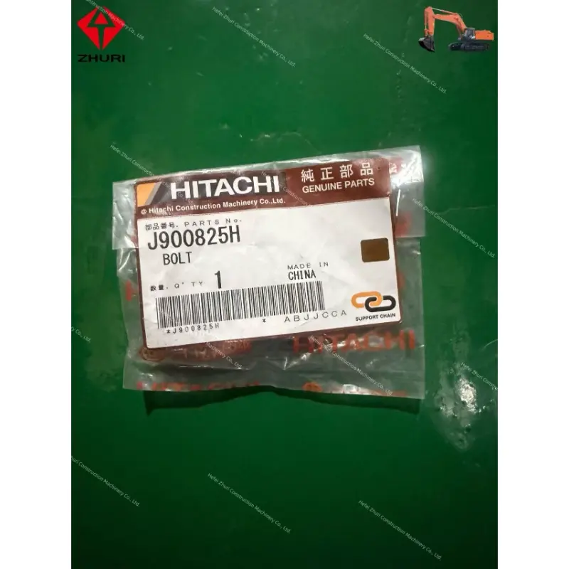 Wholesale ISO Certified Fastening Genuine Excavator J900825h Bolt for Hitachi Parts