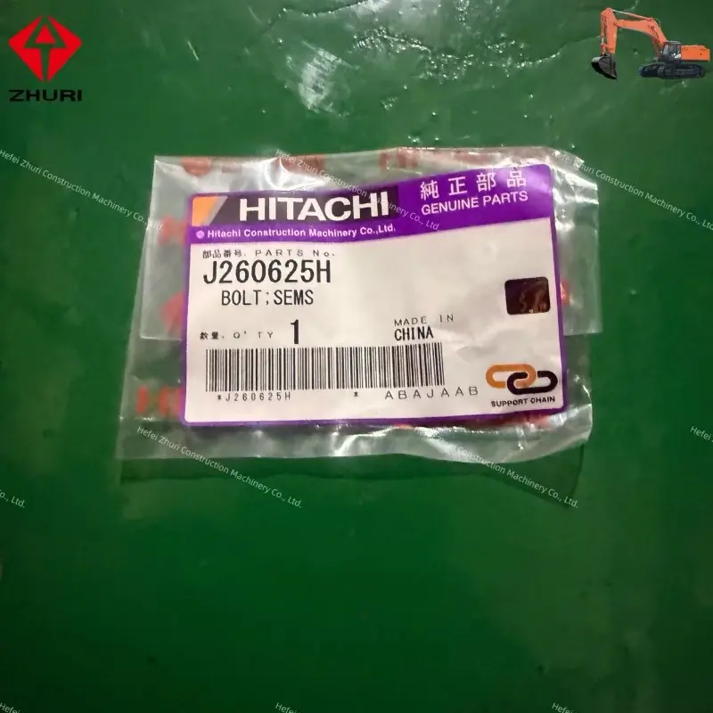 Wholesale ISO Certified Original Excavator J260625h Sems Bolts for Hitachi Parts