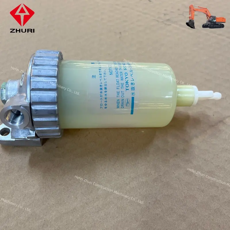 Excavator 1-13200841-0 Fuel Water Separator High Efficiency Quick Drain