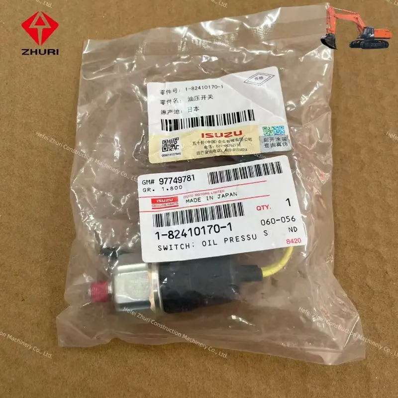 Excavator 1-82410170-1 Oil Pressure Sensor Precise Detection Stable Signal Anti-Interference