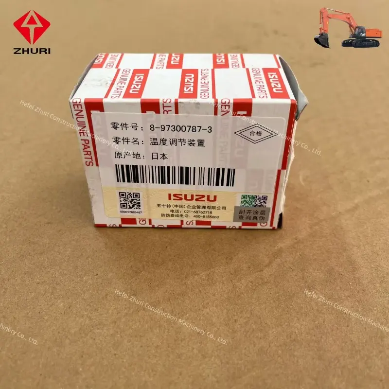 Excavator 8-97300787-0 Thermostat for Isuzu Engine Leak-Proof Durable
