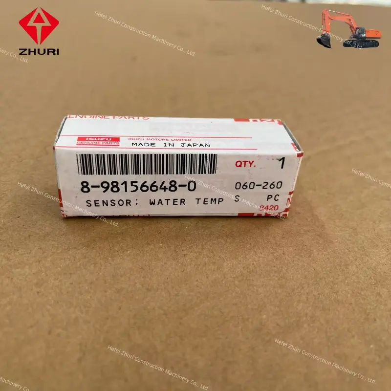 Excavator 8-98156648-0 Water Temperature Sensor High Temp Resistant Anti-Aging