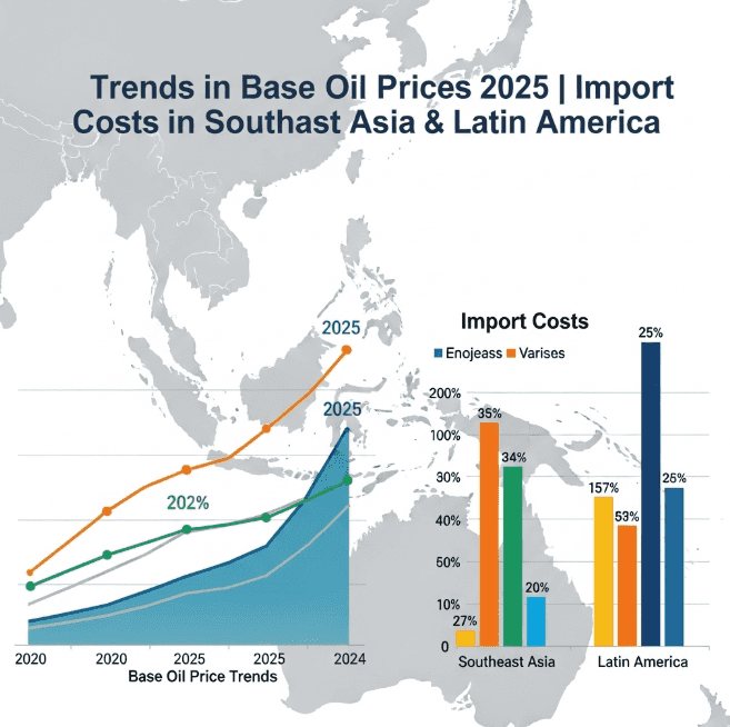 Tendances des prix du pétrole brut en 2025 | Coûts d'importation en Asie du Sud-Est et en Amérique latine