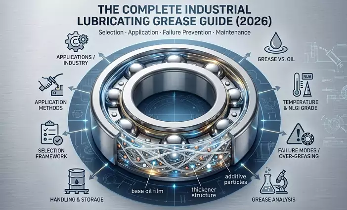 Guide des graisses lubrifiantes industrielles : types, NLGI et sélection (2026)